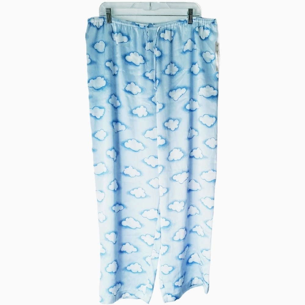 NWT Women's Personal Identity Pajamas/Lounge Pants Elastic Waist Silky Comfy XL